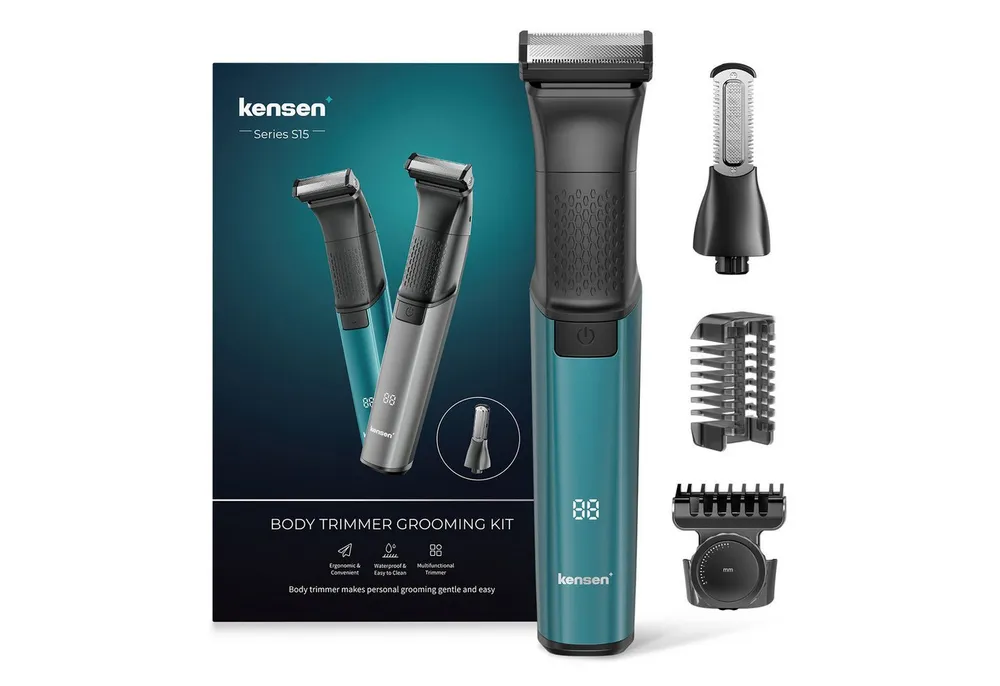Kensen Haarschneider Intimrasierer Mann, kensen 2 in 1 Rasierer Herren Intimbereich