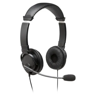 Kensington Hi-Fi Kopfhörer mit Mikrofon, Kabelgebunden, 3,5 mm Anschluss, Schwarz