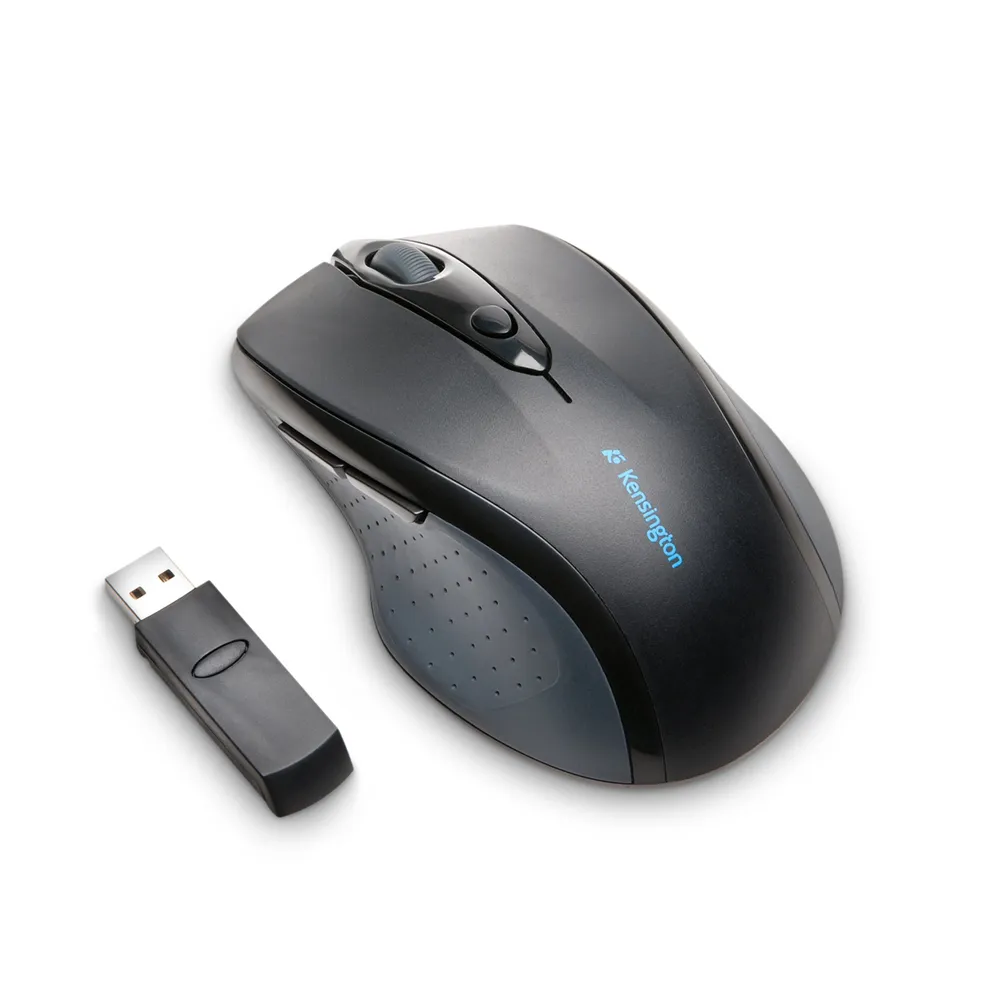 Maus Kensington Pro Fit kabellos 2,4 GHz 1600 DPI Schwarz 6 Tasten SmartFit™