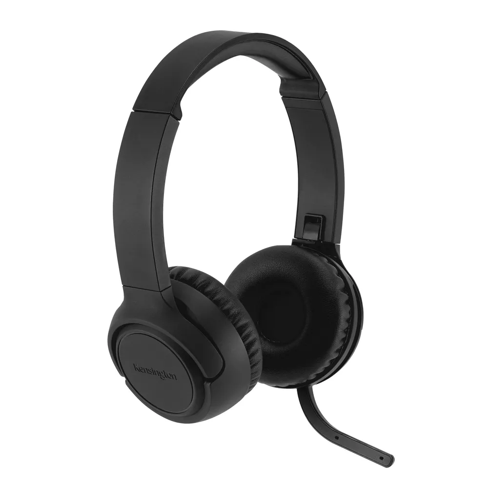 Kensington H1050 EQ Bluetooth On-Ear Headset mit Geräuschunterdrückung, Mikrofon, Schwarz