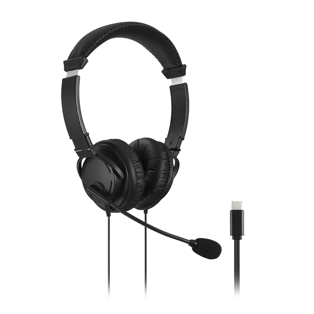 Kensington K97457WW Kopfhörer & Headset Kabelgebunden Kopfband Anrufe/Musik Schwarz