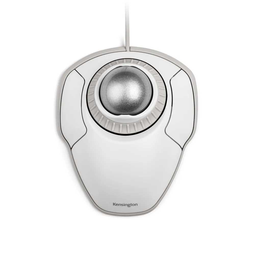 Kensington Orbit® Trackball mit Scroll Ring ? weiß | k72500ww | Beidhändig - Trackball