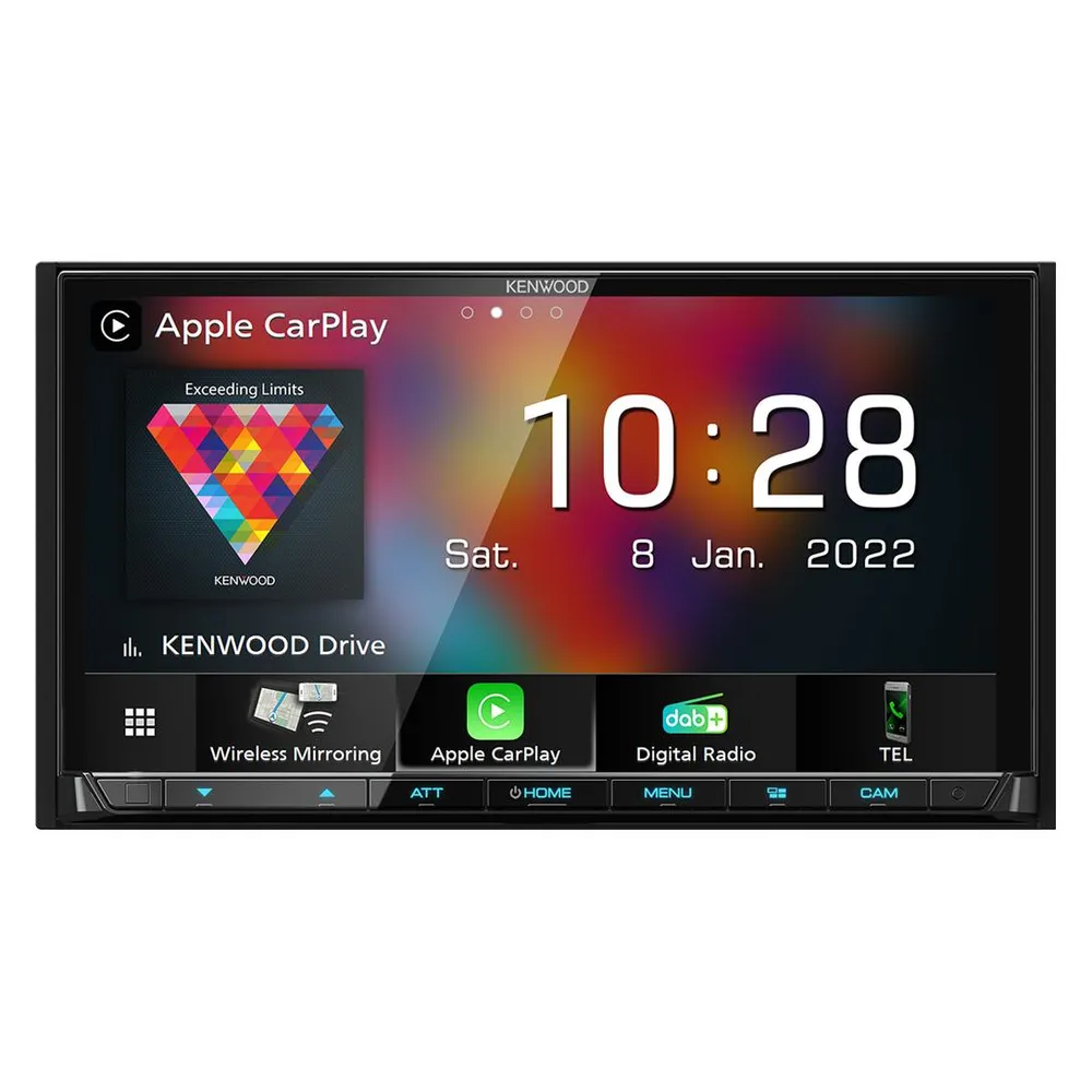 DMX8021DABS - Doppel-DIN MP3-Autoradio mit Touchscreen / Bluetooth / DAB / USB / Carplay