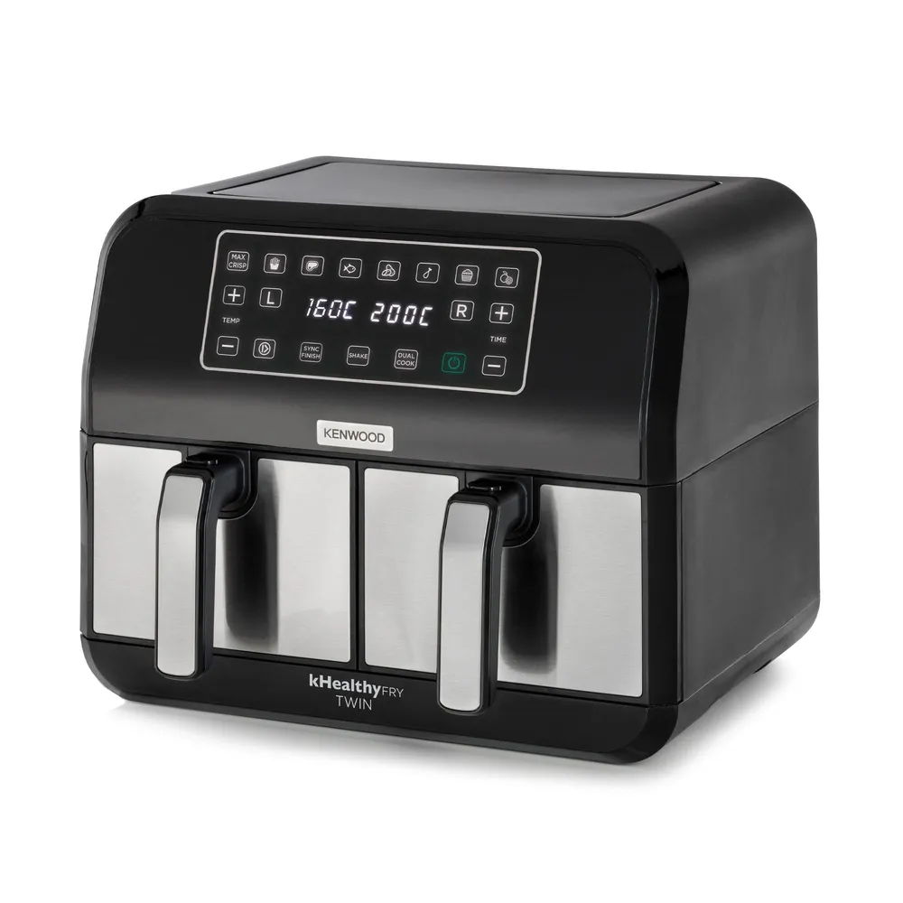 kHealthy Fry TWIN Air Fryer HFM20.000MB Doppel-Heißluftfritteuse