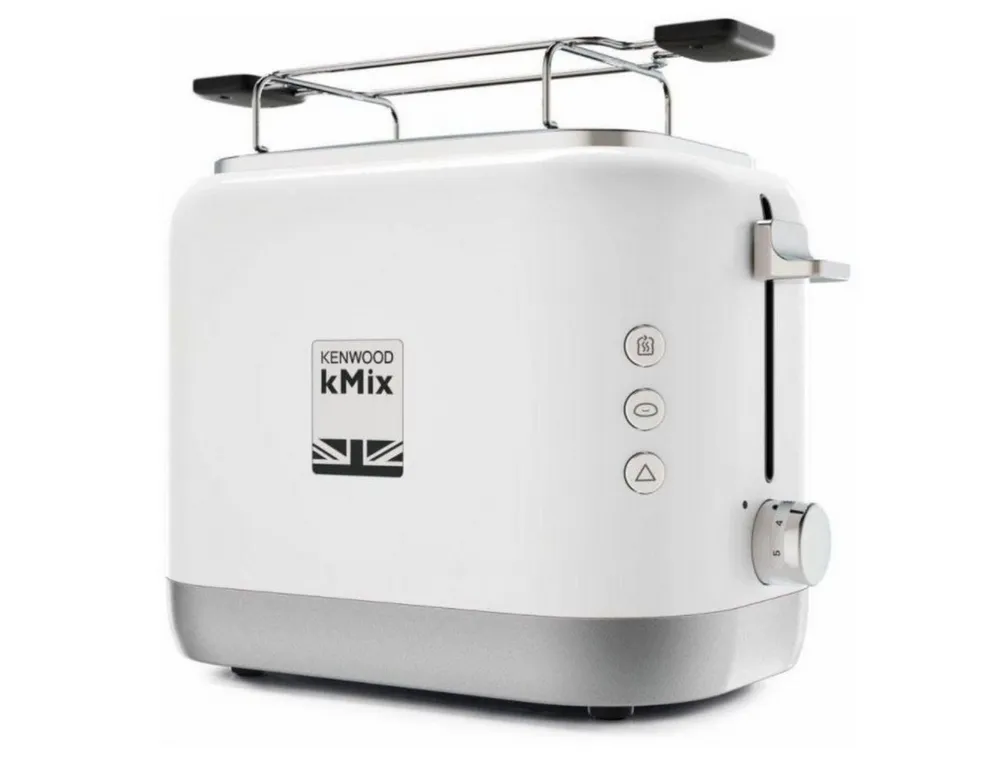 Kenwood Toaster KENWOOD kMix Toaster TCX751WH 900W Auftau-Funktion weiß, 900 W