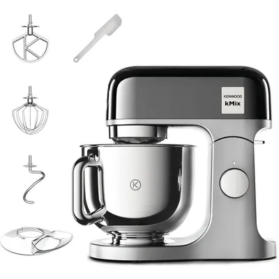 Küchenmaschine KENWOOD kMix Special Edition 5L Schwarz Chrom 1000W Edelstahl