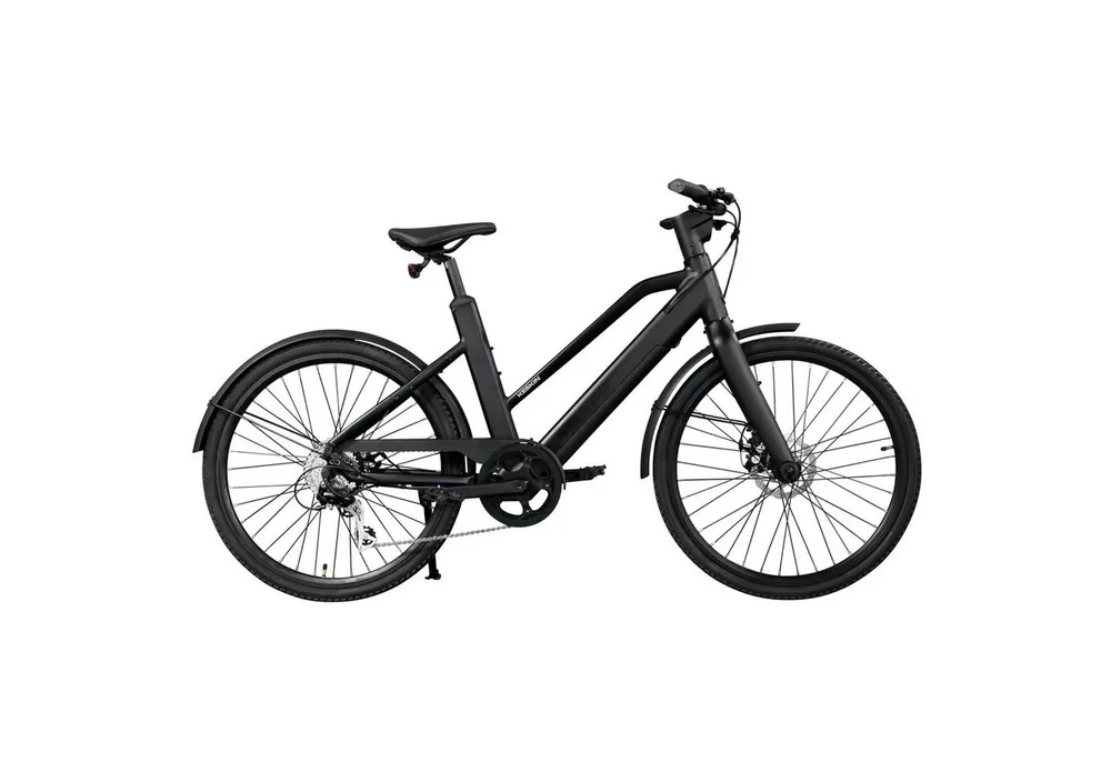 Keskin eBike E-Bike Cityrad cBike1V 26 Zoll E-Bike Pedelec mit Mobile-App-Unterstützung, 8 Gang Shimano Shimano Schaltwerk, Kettenschaltung, Heckmotor, 432 Wh, (Packung, Schlüssel, Werkzeug, Beleuchtung, Akku-Ladegerät), mit Drehmomentsensor, integriertes App-Display