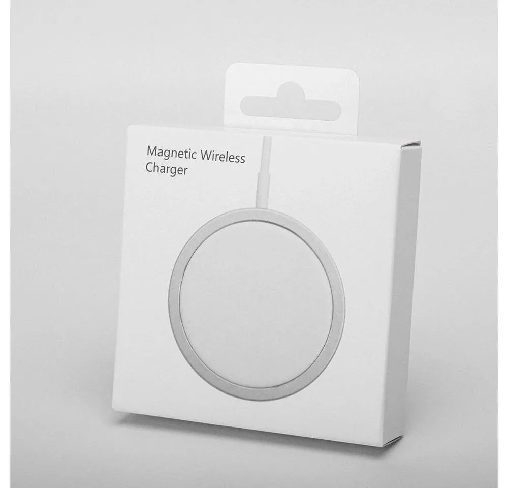 Kevin Frotscher (FroShop) MagSafe kompatibel Wireless Charger für Apple iPhone 17 16 15 14 13 12 magnetisches Ladekabel, USB-C, Pro Plus Pro Max kabelloses Ladegerät Magnetisch Induktiv USB-C 15W