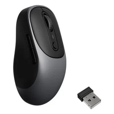 Ratón Keychron BM24 RF Wireless Bluetooth USB Type-C 2400DPI Grau Metallisch