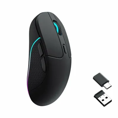 Maus Keychron M3 Drahtlos Bluetooth 26000 DPI Schwarz RGB Ergonomisch