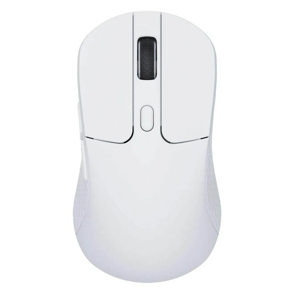 Ratón Keychron M3 Wireless RF Bluetooth 26000 DPI Blanco RGB 5 Botones Ergonomía