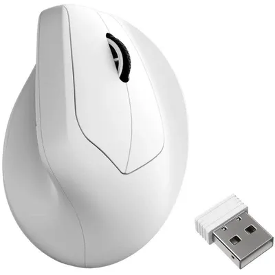 Maus Keychron M5 Wireless Vertikal Bluetooth 30000DPI Weiß Ergonomisch 8KHz Daumenrad