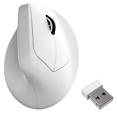 Maus Keychron M5 Ultra Silent Kabellos Bluetooth 5.3 12000DPI Schwarz Ergonomisch
