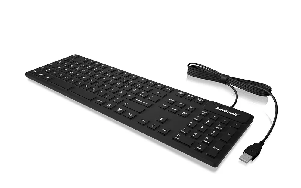 KeySonic KSK-8030 IN (DE) Industrietastatur | 28035 | USB - wasserdicht IP 68