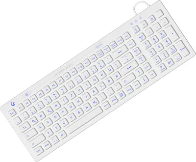 KeySonic KSK-6031INEL-Wh (DE) | 60886 | Kompakt Hygienetastatur - Industrietastatur