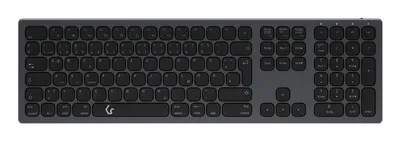 KeySonic KSK-8023BTRF (DE) | 60939 | Full-Size Aluminium Tastatur - Bluetooth® & RF