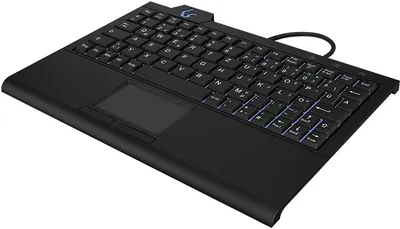 KeySonic KSK-3210ELU (DE) | 60961 | Super-Mini Tastatur - Hintergrundbeleuchtung