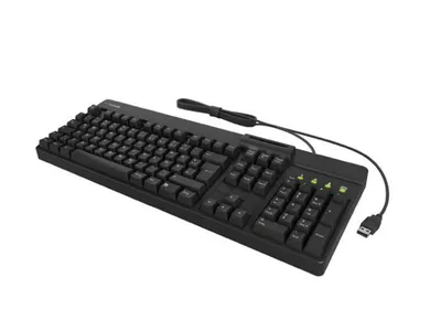 KeySonic KSK-8040U-CR (DE) Full-Size Tastatur mit Smart Cardreader | 61081 | USB - schwarz
