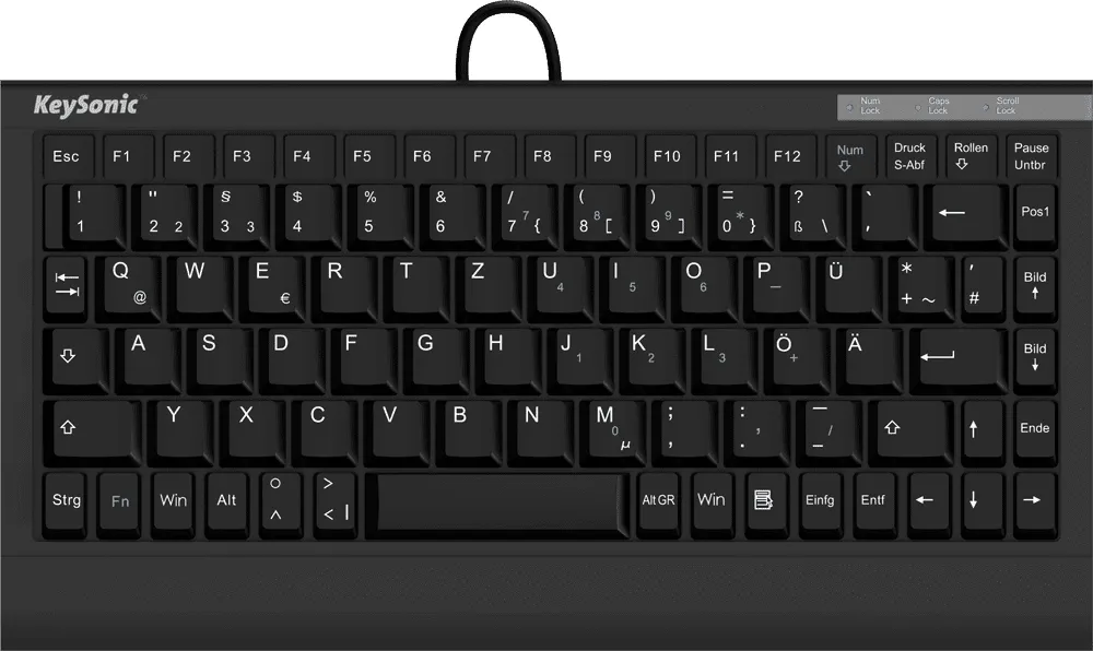 KeySonic ACK-595C+ | ack-595c+black | Mini - Kabelgebunden