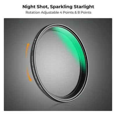 Kamera Filter K&F CONCEPT Nano C 4-8 Line Star Light 49mm Aluminium