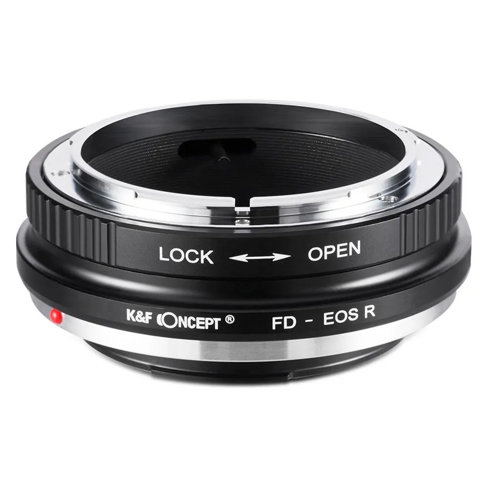 Adapterring K&F CONCEPT Canon FD auf EOS R Messing Aluminium Manuell
