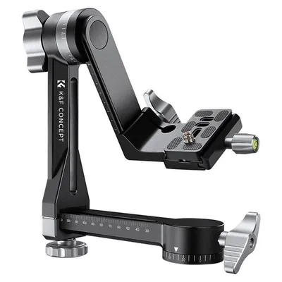 Stativkopf K&F CONCEPT Gimbal 360 Grad Arca-Schnellwechselplatte 20kg