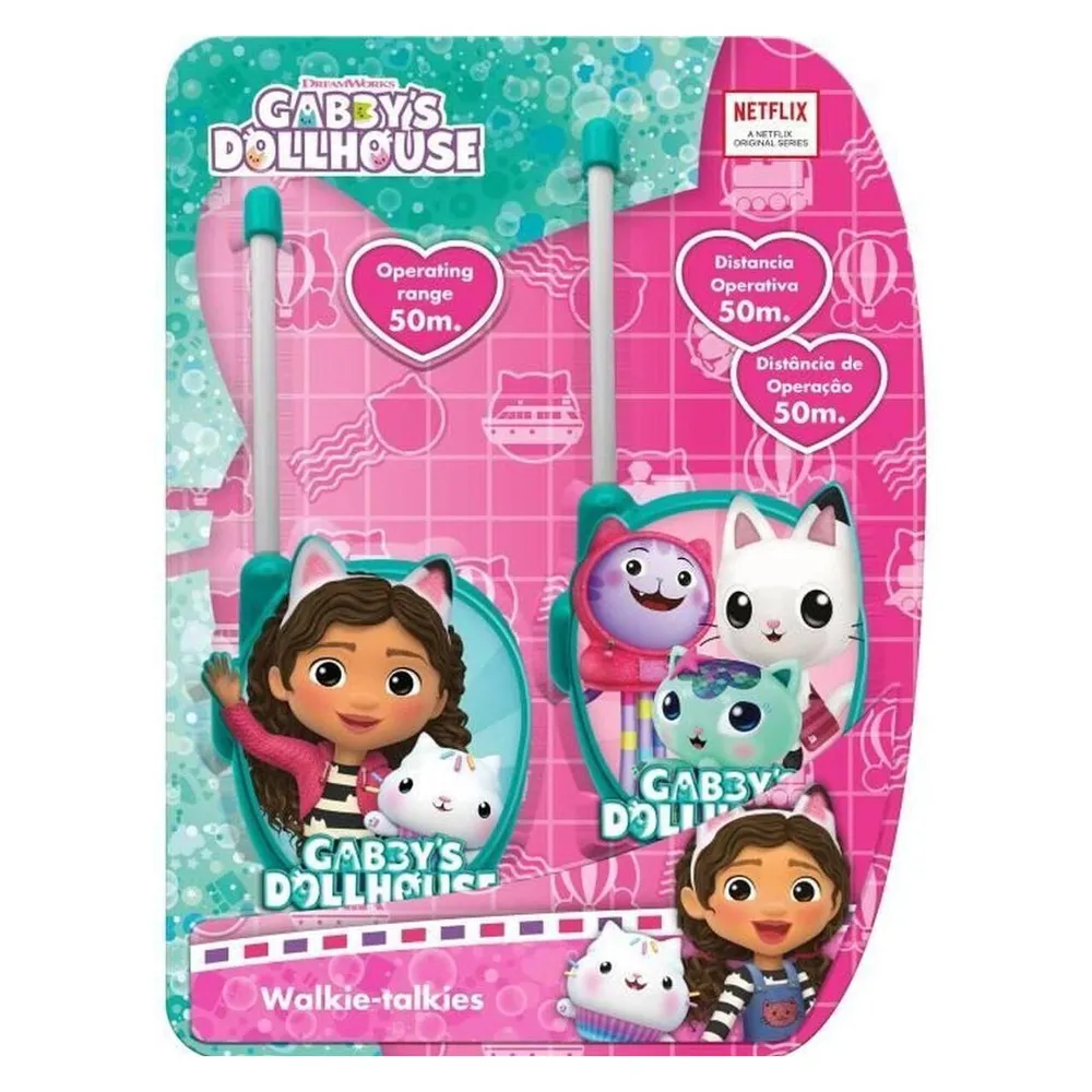 Kids Licensing Gabbys Dollhouse 3D-Walkie-Talkie