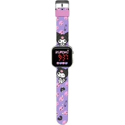 Kids Licensing Kuromi Kinder LED Uhr Bluetooth Vibrationsalarm Lila 4+