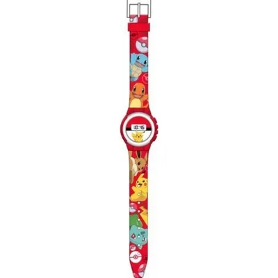 KiDS Licensing POK4374 Digitaluhr Silikon Rot 21cm Kinder 4-12 Jahre
