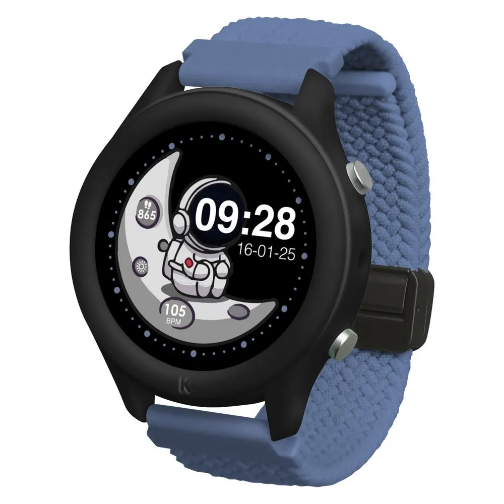 KIDYWOLF K-Watch GPS 40mm OLED Blau Kinder Smartwatch Wasserdicht