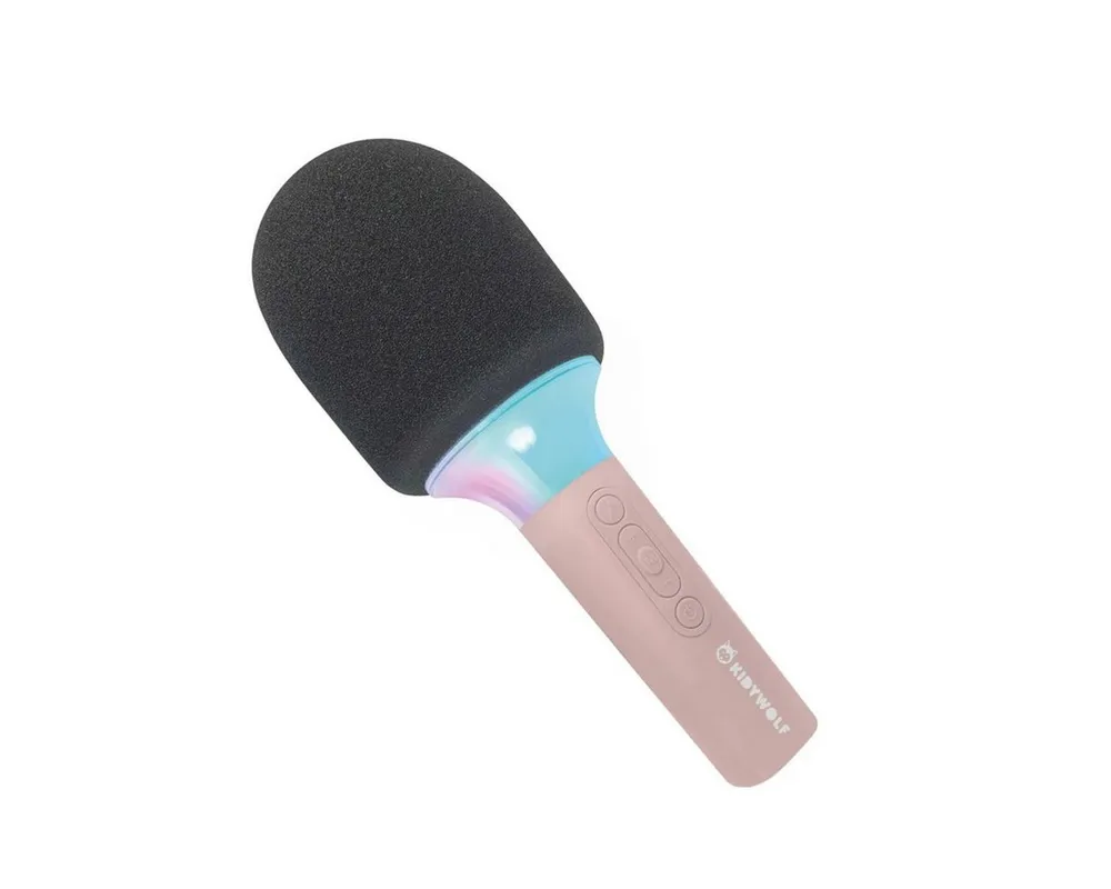 Kidywolf Mikrofon Mikrofon Bluetooth mit Licht