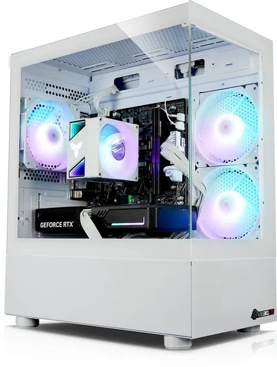 Kiebel InvaderXS V Gaming-PC (AMD Ryzen 7 AMD Ryzen 7 5700X, RTX 5050, 16 GB RAM, 1000 GB SSD, Luftkühlung, ARGB-Beleuchtung, WLAN)