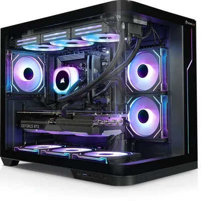 Kiebel Panorama Curve IX Gaming-PC (AMD Ryzen 7 AMD Ryzen 7 9800X3D, RTX 5080, 32 GB RAM, 1000 GB SSD, Wasserkühlung, WLAN, ARGB-Beleuchtung)
