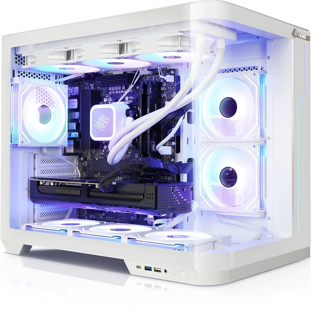 Kiebel Panorama Curve V Gaming-PC (AMD Ryzen 9 AMD Ryzen 9 5950X, RTX 5070 Ti, 32 GB RAM, 1000 GB SSD, Wasserkühlung, RGB-Beleuchtung)