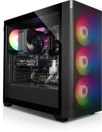 Kiebel Tricera V Gaming-PC (AMD Ryzen 5 AMD Ryzen 5 5500, RTX 3050, 16 GB RAM, 500 GB SSD, Luftkühlung, ARGB-Beleuchtung)