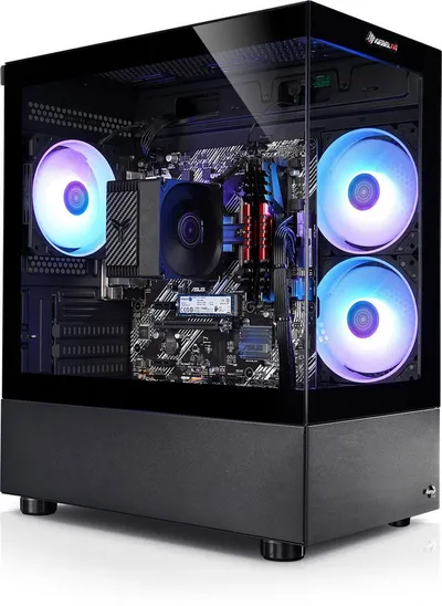 Kiebel Viper V Gaming-PC (AMD Ryzen 5 AMD Ryzen 5 5600GT, Radeon Vega, 16 GB RAM, 1000 GB SSD, Luftkühlung, ARGB-Beleuchtung, WLAN)