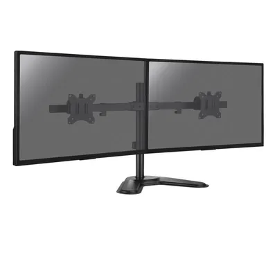 Kimex 015-1151 Schwarze Monitorhalterung für 2 Bildschirme 17-32″ VESA 75x75/100x100