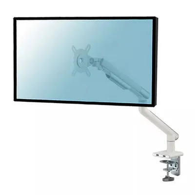 Kimex Vollbewegliche Desktop-PC-Halterung für 17-32 Zoll PCs, VESA 100x100, max. 9 kg, Weiß