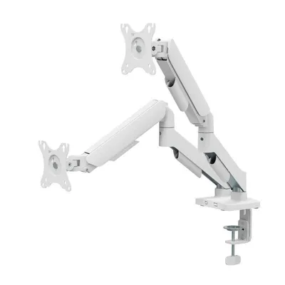 Kimex 015-2752 Monitorhalterung Tisch Mechanisch 2x 17-32" VESA 75x75-100x100 Max 9Kg