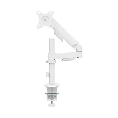 Kimex 015-2753 Monitorhalterung Tisch Mechanische Feder 17 bis 32" VESA 75x75 bis 100x100 Max 9Kg Weiß
