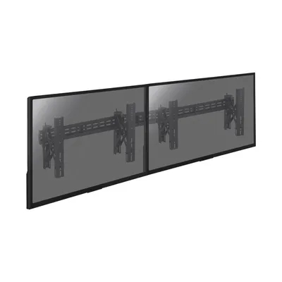 Kimex 017-2112K Push-Pull-Videowandhalterung für VESA 49″-65″ bis 140 kg, Schwarz