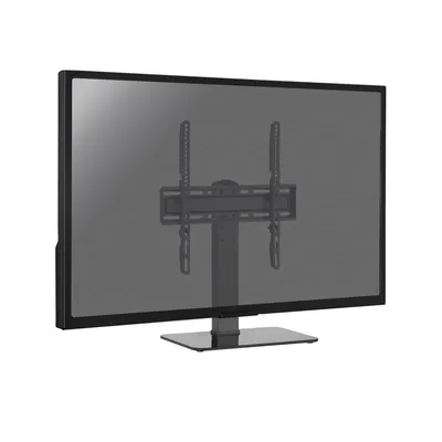 Kimex 020-0145M Desktop-Halterung für Fernseher von 32 bis 55 Zoll, VESA 200x200-400x400, schwarzer Glasfuß