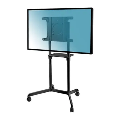 Kimex TV-Bodenständer für 37- bis 70-Zoll-Fernseher, kompatibel mit Samsung Flip/Microsoft Surface Hub 2s, VESA 600x400, max. 70 kg, Schwarz