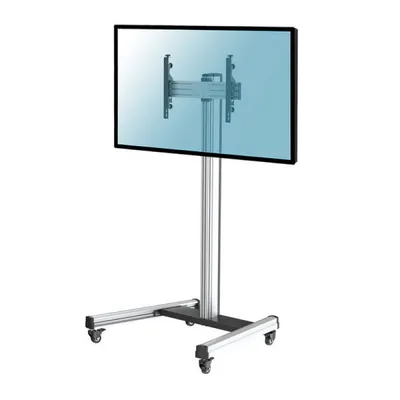 Kimex Mobiler Bodenständer für Fernseher von 32" bis 75", Höhe 175 cm, VESA 600x400, max. 50 kg