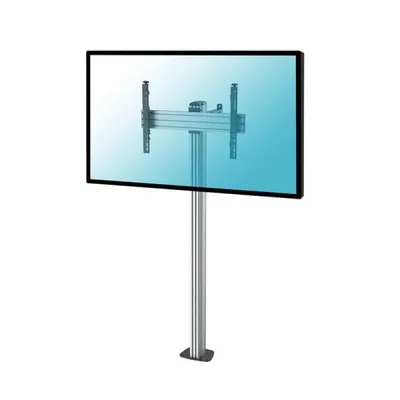 Kimex Bodenständer mit Schraubfuß für Fernseher von 32" bis 75", Höhe 175 cm, VESA 600x400, max. 50 kg