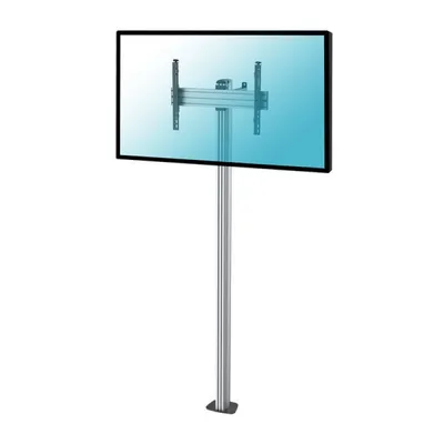 Kimex Bodenständer mit Schraubfuß für Fernseher von 32" bis 75", Höhe 240 cm, VESA 600x400, max. 50 kg