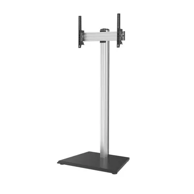 Kimex Neigbarer Bodenständer für Bildschirme von 32 bis 75 Zoll, 175 cm Höhe, VESA 600x400, max. 50 kg
