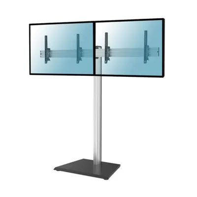 Kimex Doppel-TV-Bildschirmhalterung für 50-55"-Fernseher, 175 cm Höhe, neigbar, VESA 600x400, max. 50 kg