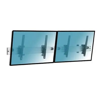 Kimex Wandmontierte Menütafel für 2 Bildschirme 45"-55", VESA 600x400, max. 50 kg