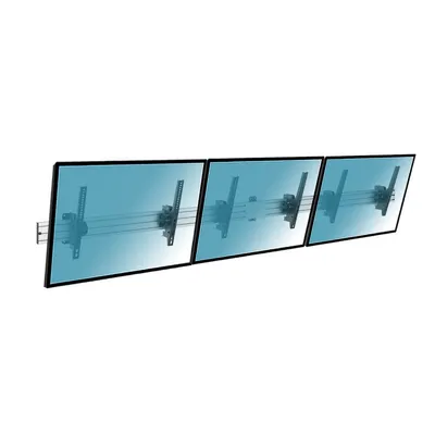 Kimex Wandmontierte Menütafel für 3 TV-Bildschirme 50"-55", VESA 600x400, max. 50 kg